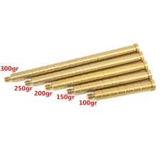 12pcs 100-300gr Arrow Insert Heavy Weight ID6.2mm Brass Base Screw Weight Copper