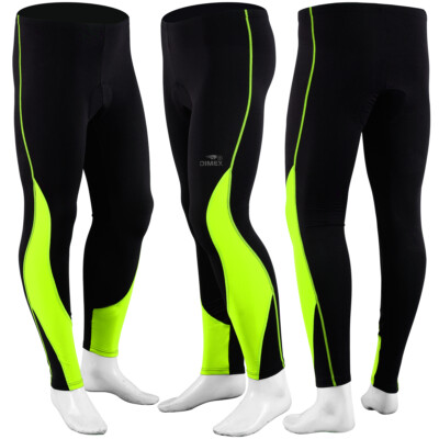  Herren Fahrradhose Tights gepolsterte Hose Fahrrad lange Legging Thermounterteil
