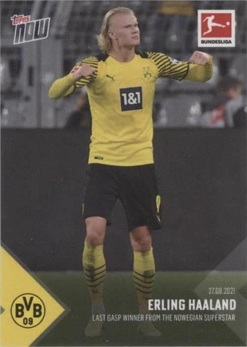 2021 Topps Now Bundesliga #50 - Erling Haaland | eBay