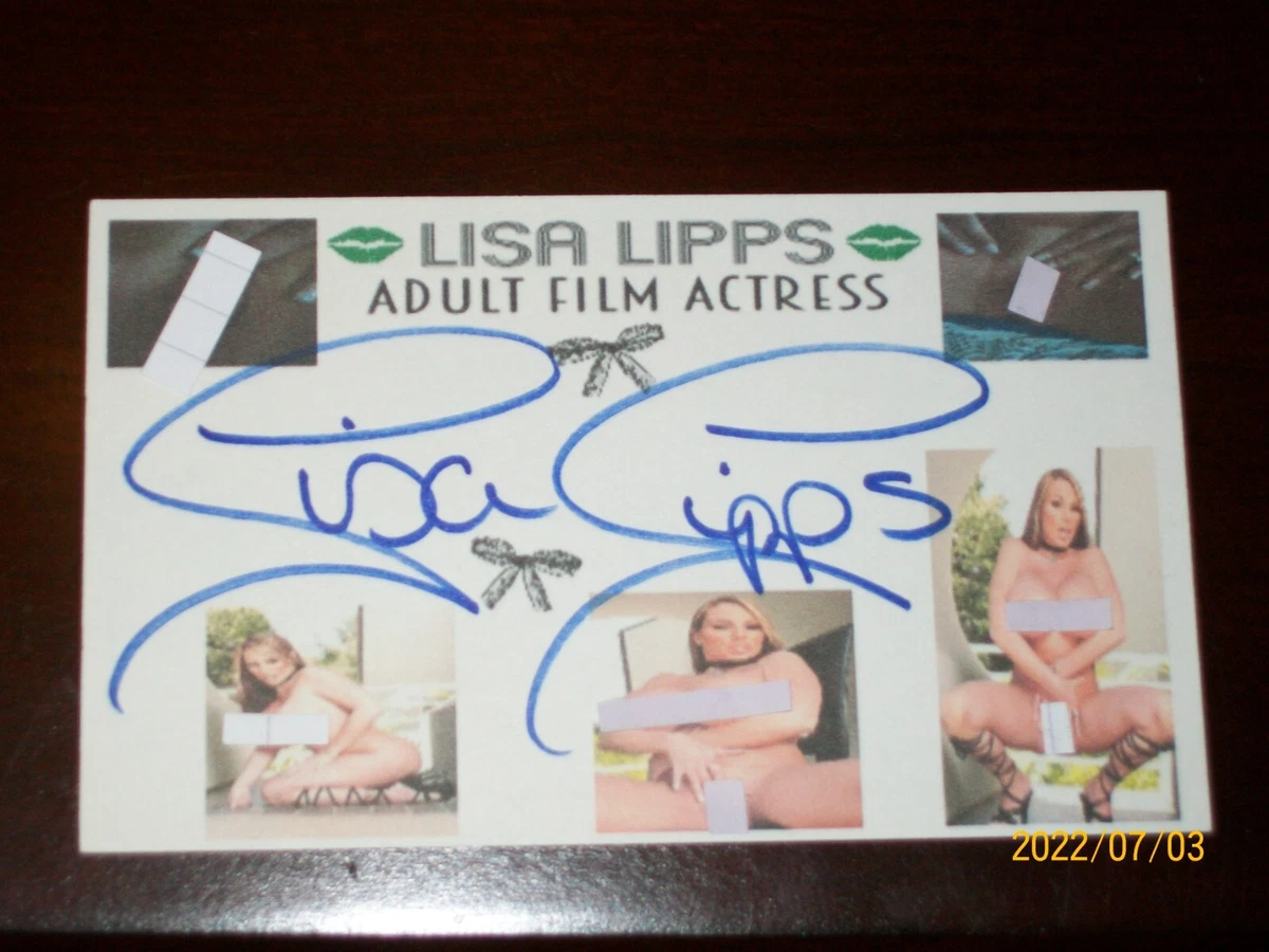 LISA LIPPS ADULT FILM ACTRESS SIGNED AUTOGRAPHED 3X5 INDEX CARD #KB217 |  eBay