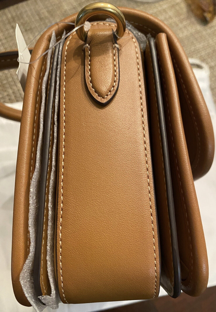 Coach X Tom Wesselmann Rogue Top Handle w/chain LIGHT CAMEL NWT