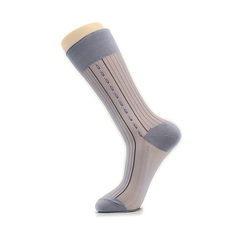 1 Pairs Men Medium Tube Silk Socks Transparent Nylon Breathable Hosiery Casual - Picture 17 of 24