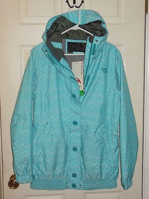 WOMEN'S RIP CURL 5K RIDER AQUA BLUE SNOWBOARD SKI JACKET NEW WITH