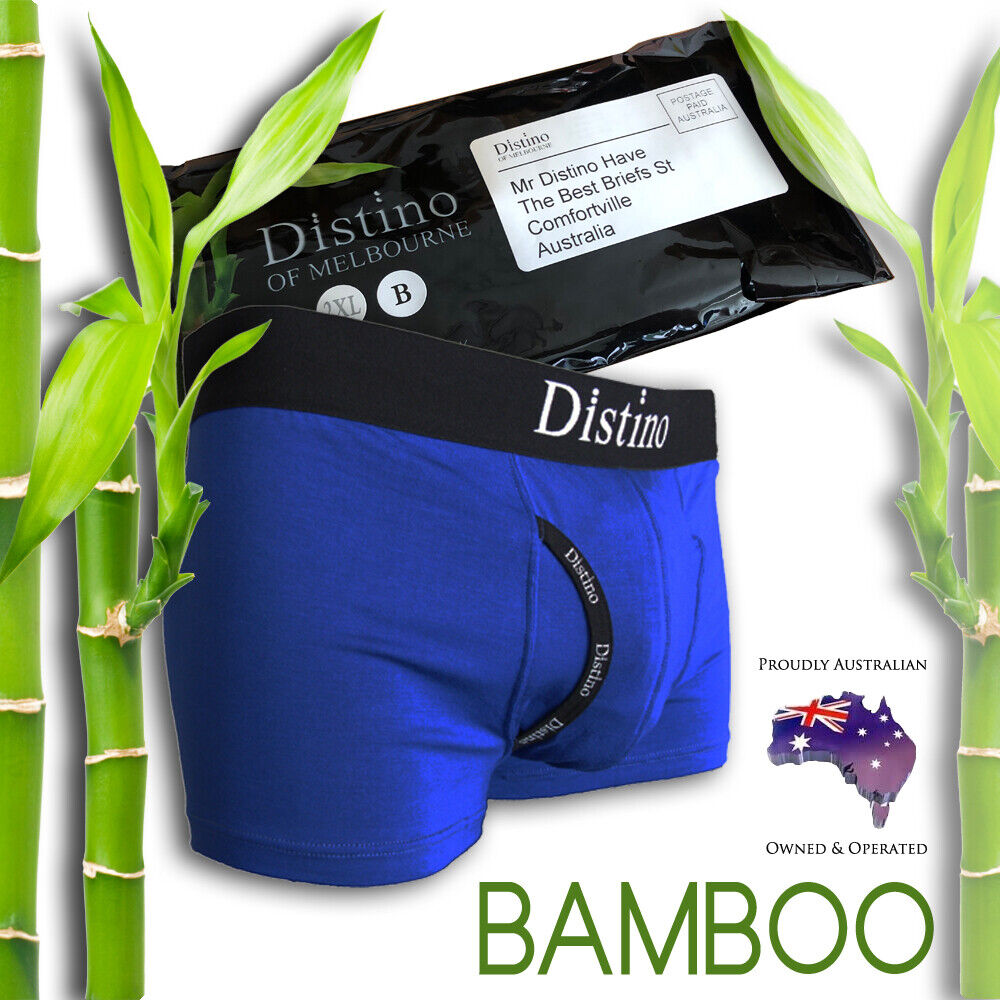 Mens Underwear - Men's Bamboo Boxer Briefs - Trunks - Jocks * TEST PAIR OFFER! *