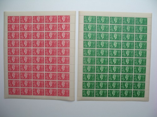 Feuille (14) 50 ex. neuf** Séries Coloniales Entraide Française 1944 TBE C:2475€ - Picture 4 of 15