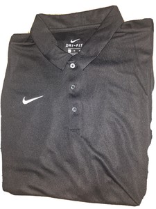 black nike polo men's