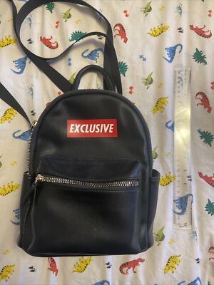 black mini backpack ebay Mini black backpack
