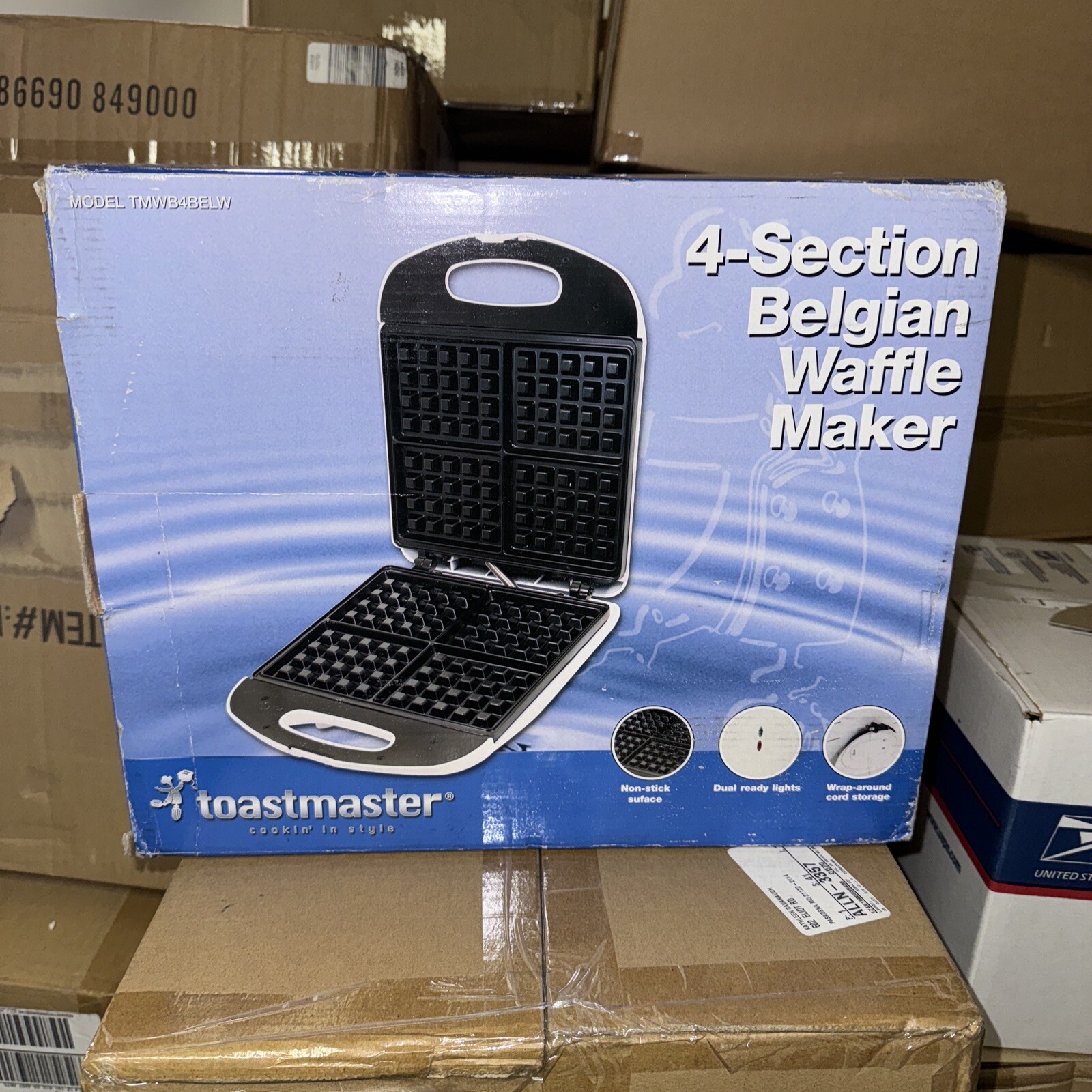4 Section Belgian Waffle Maker