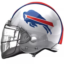 Anagram Buffalo Bills Football 24" Helmet Foil Super Shape Balloon, Silver Blue