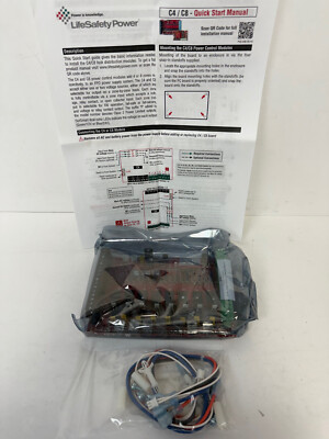 LIFESAFETY POWER A02-008 C8P POWER CONTROL MODULE 8 ZONE RELAY CONTROLLED NEW