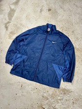 Vintage 90s Nike Navy Track Jacket Multi Swoosh Rare