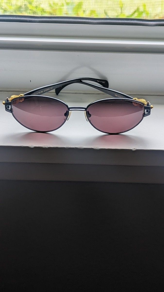 Vintage hand made sunglasses by Kiselstein  Cord designer. ✓ KIESELSTEIN - CORD Titanium Sunglasses – Rare Vintage  main image 2