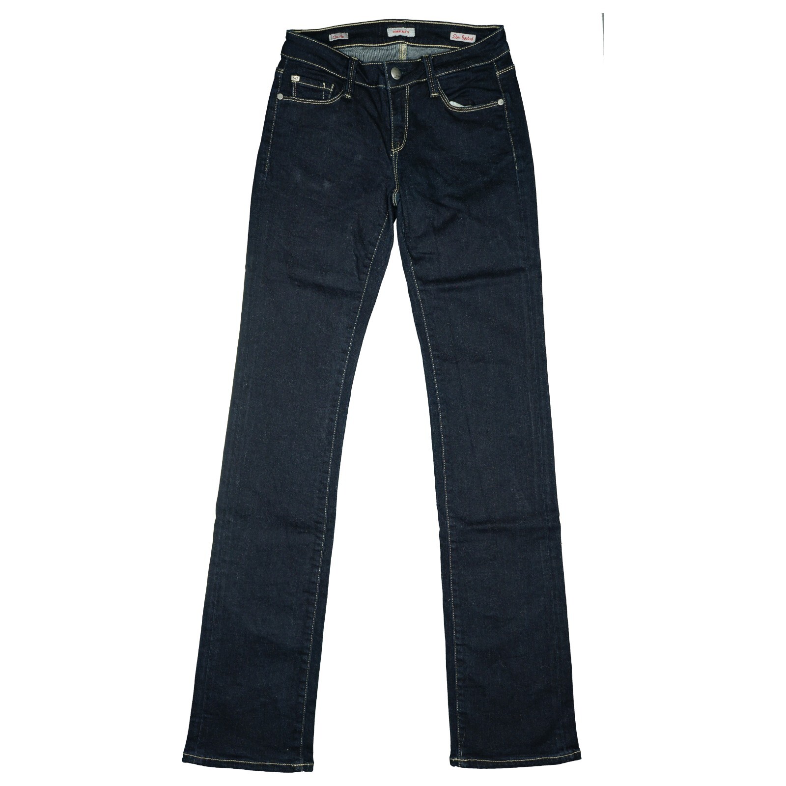 MISS SIXTY Claudia Jeans Hose Slim Bootcut stretch low 32 XXS W25 L34 dunkelblau