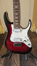 2016 Schecter Banshee-7 Extreme Black Cherry Burst 7 String Guitar w/Case