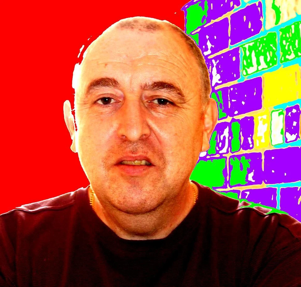 Pintura al óleo original abstracta moderna de MANHATTAN ARTISTA IMPRESIONISTA wqwd Foto 3 de 4