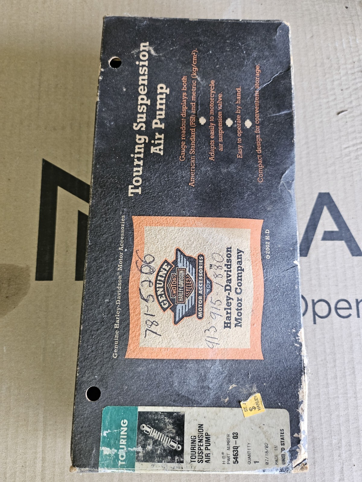 Genuine Harley Davidson OEM Touring Suspension Air Pump eBay