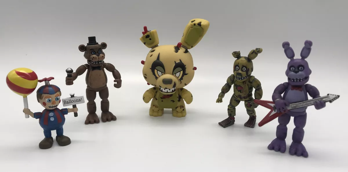 Funko FNAF Five Nights At Freddy's 5 Piece Lot Various Characters