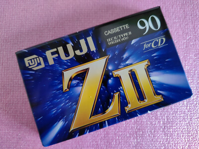 Audiokassette Fuji Z II 90, neu, OVP, Leerkassette, audio cassette tape Typ II 