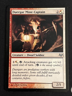 1x Duergar Mine-Captain (138) Eventide LP MTG Magic gthe Gathering x1 MKE