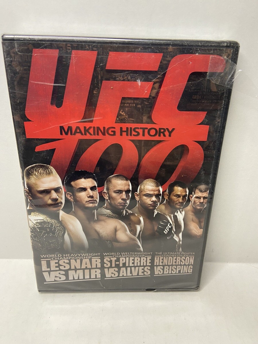 UFC DVD Lot Making History Lesnar St Pierre Machida Shogun Couture