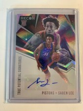 2020-21 Panini Recon True Potential Signatures #TPS-SBL Saben Lee Auto