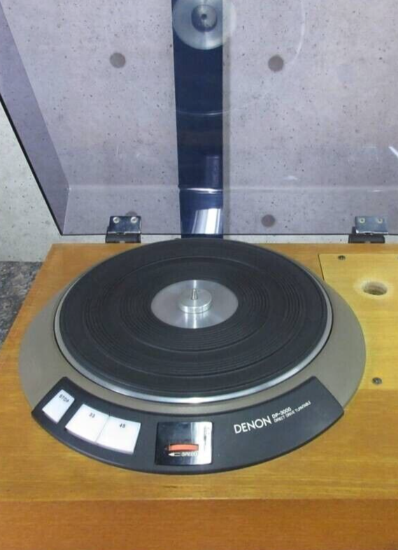 Denon DP-3000 Direct Drive Servo Turntable Vintage Analog Record 
