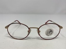Mickey Co. 39 RASPBERRY 44-18-120 Red/Gold Full Rim Eyeglasses Frame UH96