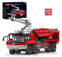 Mouldking 19004S | Rc Flughafen Feuerwehr 6653 Klemmbausteine Bauset Neu & Ovp