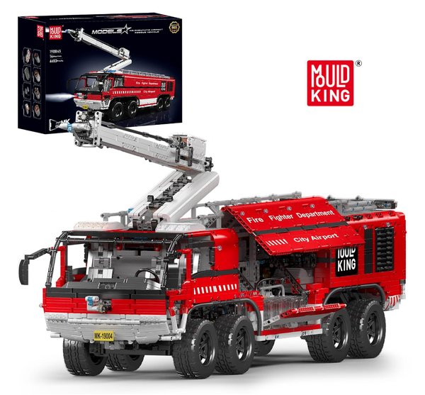 Mouldking 19004S | Rc Flughafen Feuerwehr 6653 Klemmbausteine Bauset Neu & Ovp-image