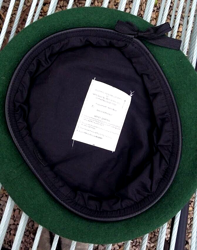 NEW 60cm XL Adjutant General Corps Cadet Green Beret Wool British Army Int Corps