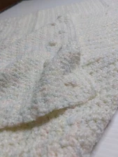 New Handmade Crocheted Baby Bassinet Blanket Cradle Receiving Blanket