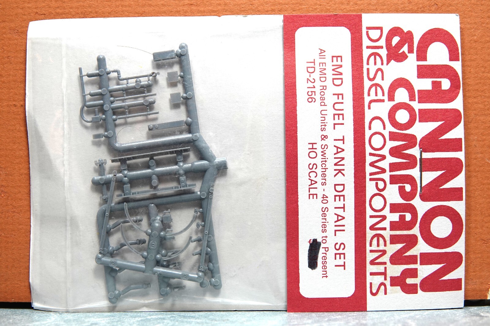 CANNON & COMPANY HO EMD FUEL TANK DETAIL SET ROAD UNITS & SWITCHERS # TD-2156