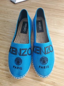 light blue espadrilles