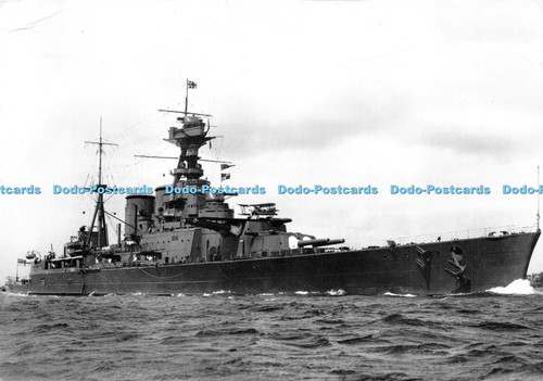 D017928 H. M. S. Haube. Oscar Parkes Society. National Martime Museum Karte Nr. 22