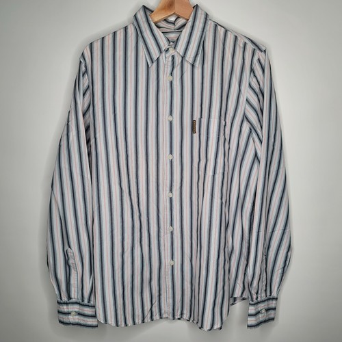 Armani Jeans Men's Long Sleeve Misura Shirt Striped Size XL | eBay
