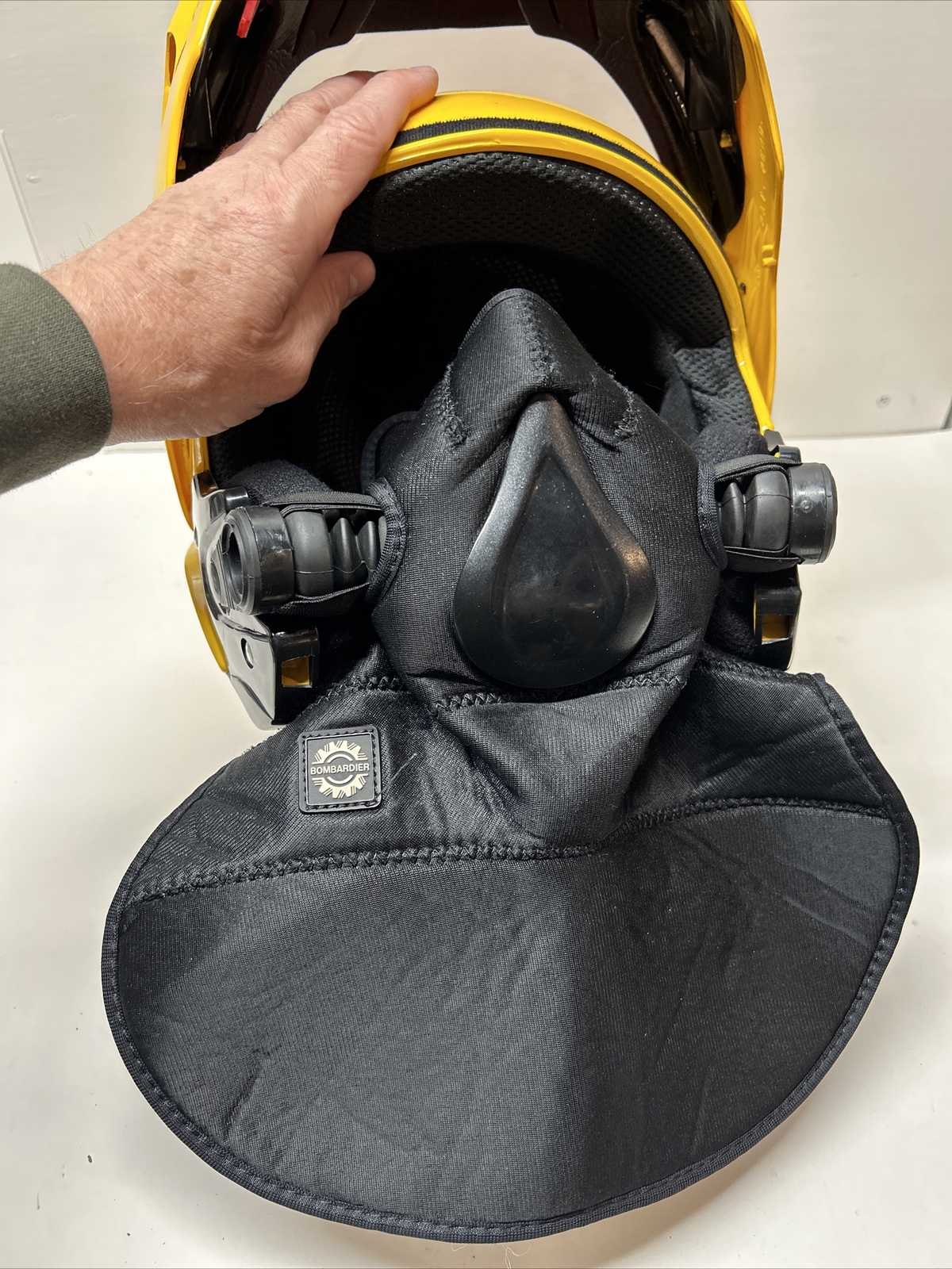 Bombardier SkiDoo Snowmobile Helmet Modular Technology Revolution 1999