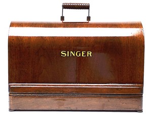 SINGER Sewing Machine Bentwood Wooden Carrying Case 99k 28 128 VS-3 Restored