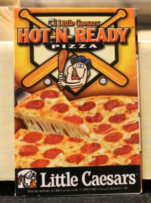 Detroit Tigers Dmitri Young 2004 Pocket Schedule Little Caesars