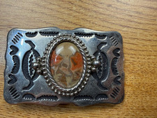 Fashion Belt Buckle with Colorful Cabochon