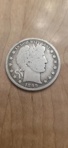 1899-P   Barber Half Dollar In Fine Condition