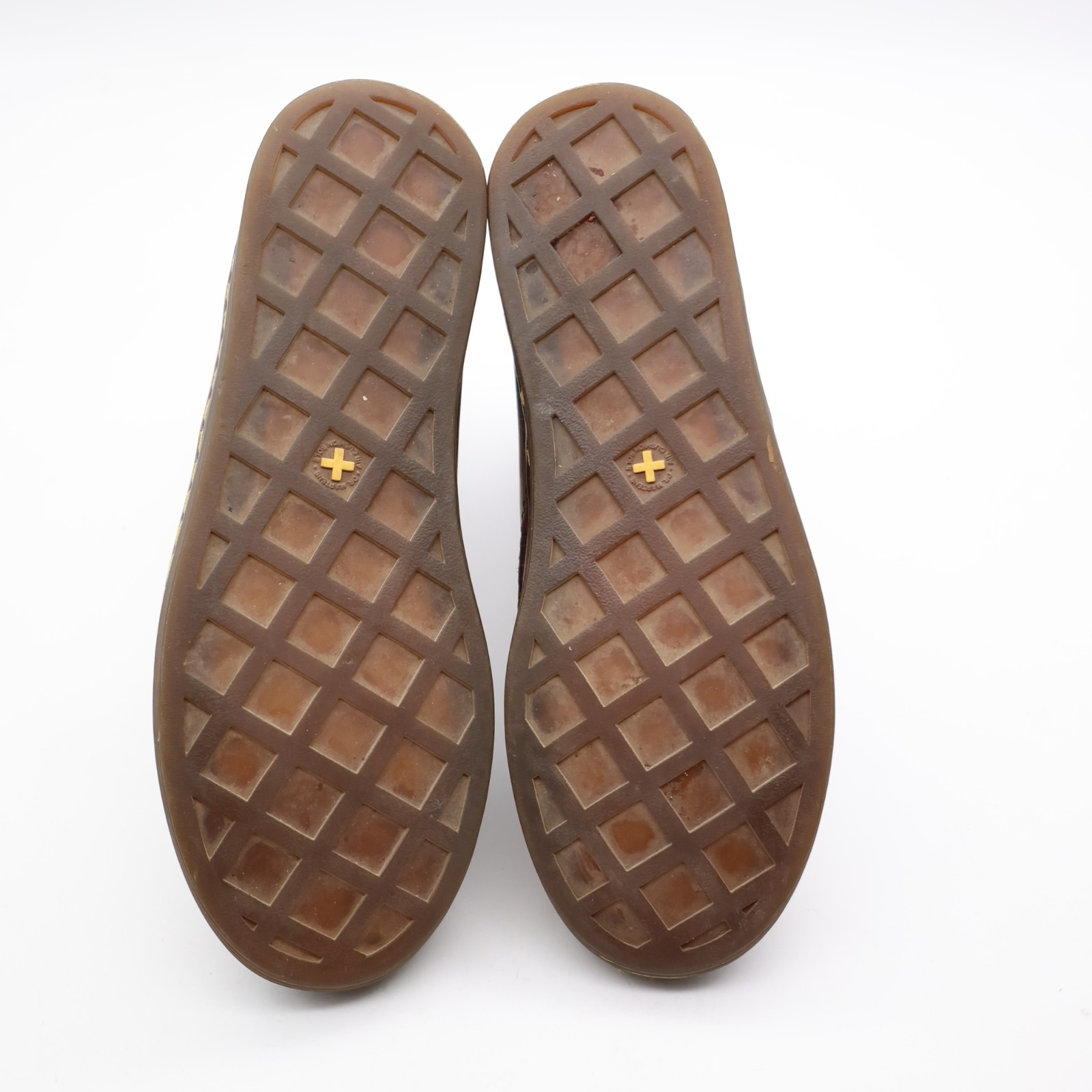 Doc Dr Martens Tehani Boots Women's Size 5 Brown Leather Plaid Combat Flat thumbnail 7