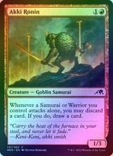Akki Ronin Foil (131) Kamigawa: Neon Dynasty NEO MTG Magic