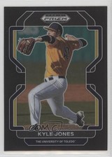 2022 Panini Prizm Draft Picks Black Prizm Kyle Jones #PDP204 fm0