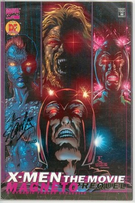 X-MEN THE MOVIE PREQUEL MAGNETO #1 DYNAMIC FORCES SIGNED STAN LEE COA SABRETOOTH