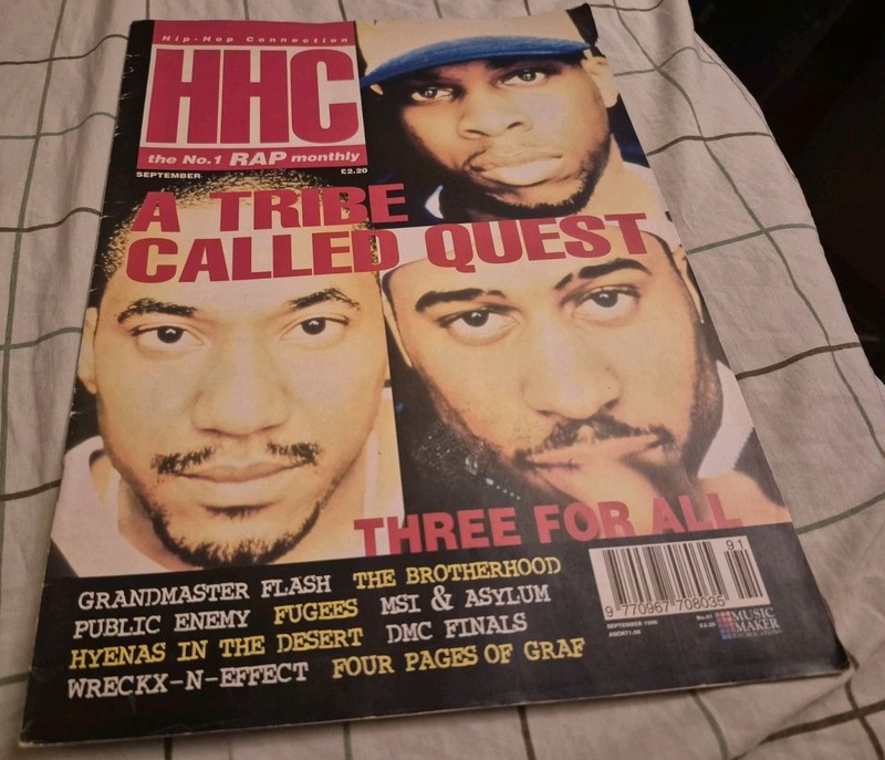 HHC magazine (1996) A Tribe Called Quest Fugees Grandmaster Flash MSI & Asylum 