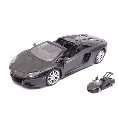 Lamborghini Aventador Lp 700-4 Roadster 2012 Black 1:24 Maisto Auto Stradali -D--image