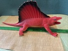 1997 Plastic Hard Rubber Red & yellow & Black/ EDAPHOSAURUS  Dinosaur 16" — photo 5