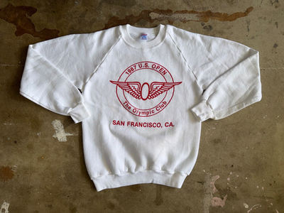 1987 U.S. OPEN GOLF VINTAGE 80s SWEATSHIRT SZ S THE OLYMPIC CLUB