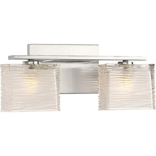 Westcap - 2 Light Transitional Bath Vanity - 6.75 Inches high-Brushed Nickel - Picture 2 of 7
