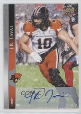 2021 Upper Deck CFL Auto JR Tavai #33 Auto 2d8